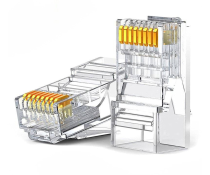 Kabel komputerowy UGREEN Wtyczka RJ45 Cat 6 50961 10-pak przezroczysta